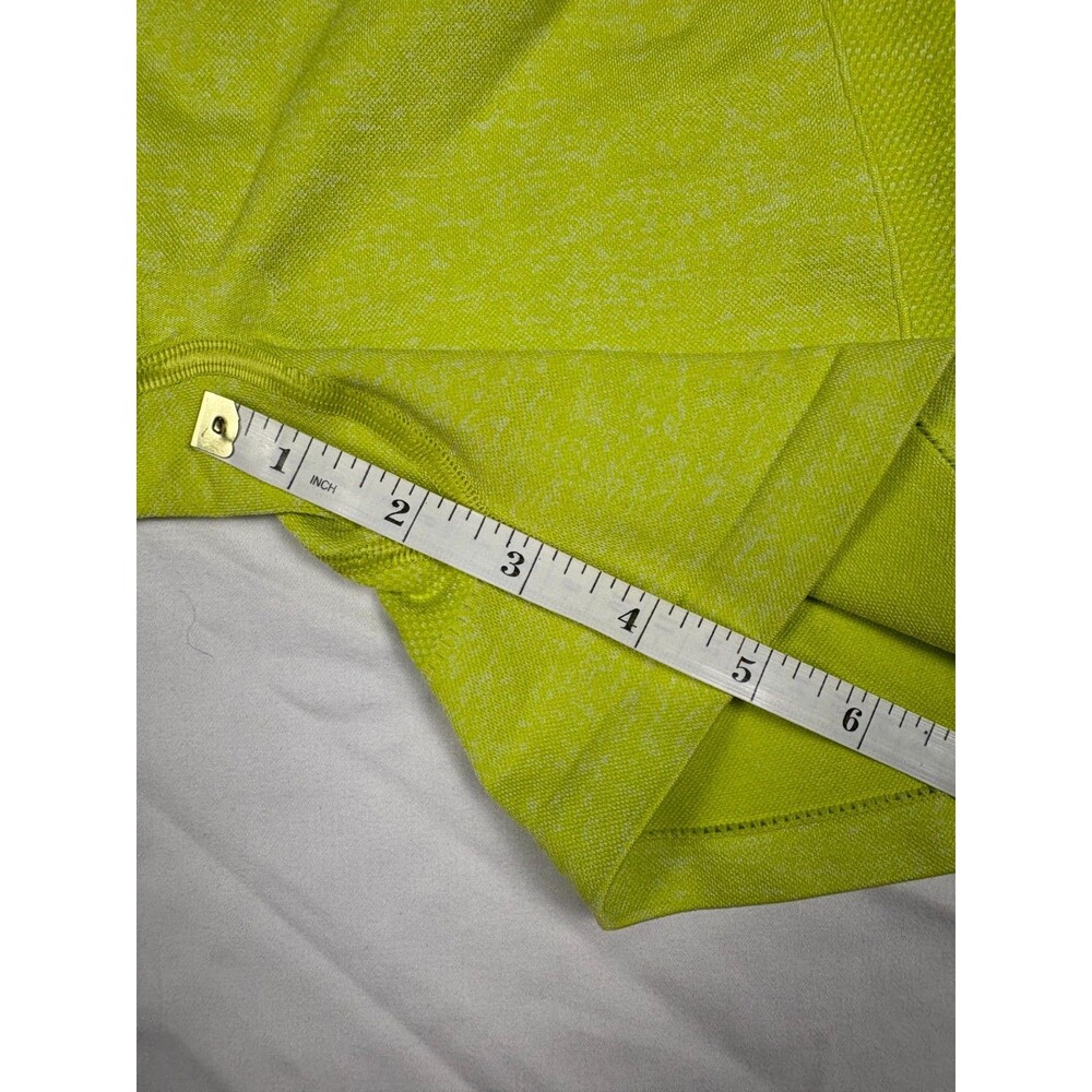 Gymshark Flex Shorts Womens M Lime Green Marl Gray 5" Inseam Workout Gym - Picture 13 of 15